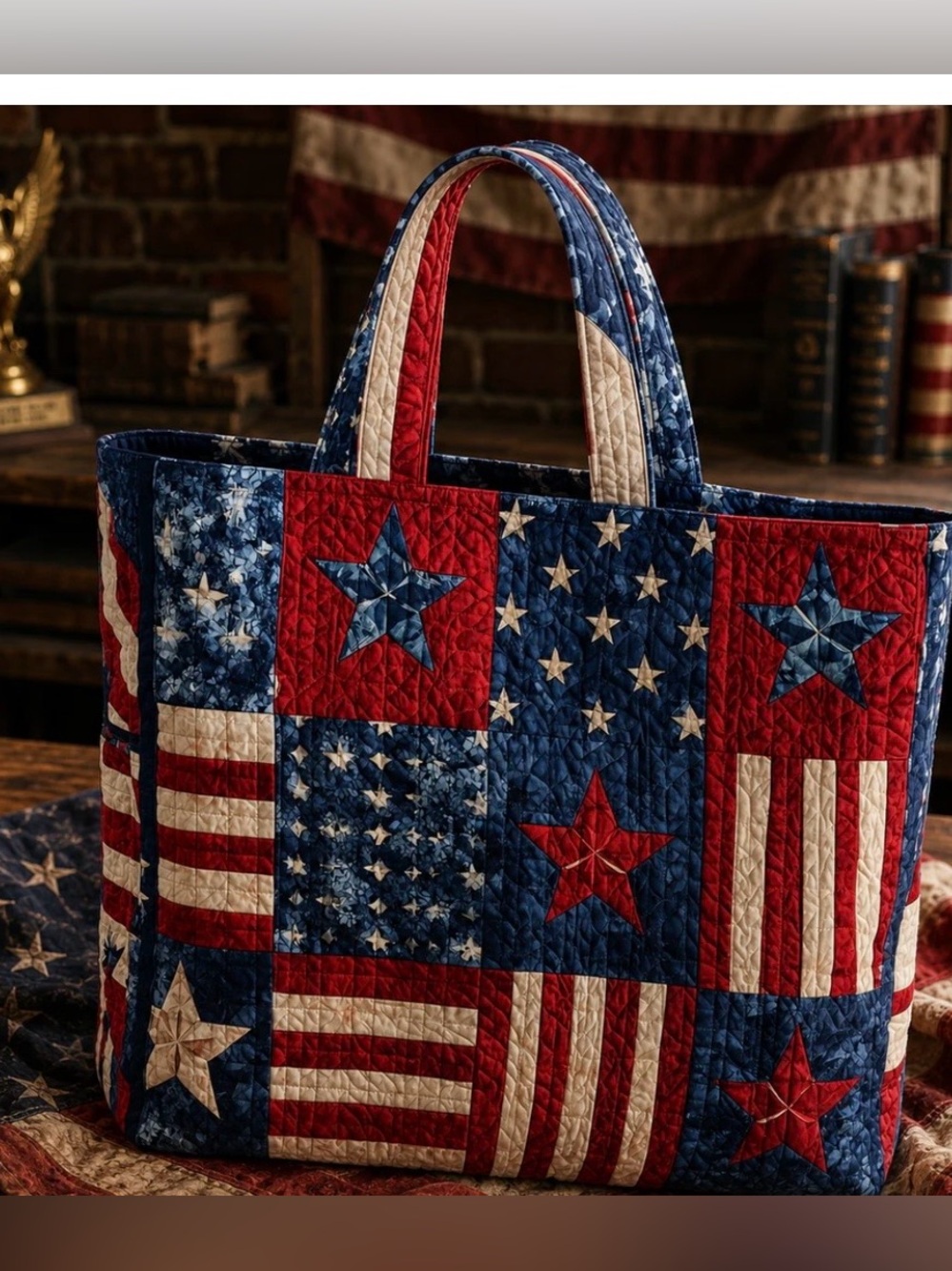 NWT Ella’s Bags ‘American Heart Bag’ 250th Anniversary Collection